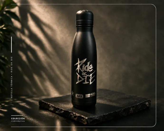 Botellas y termos grabada laser 